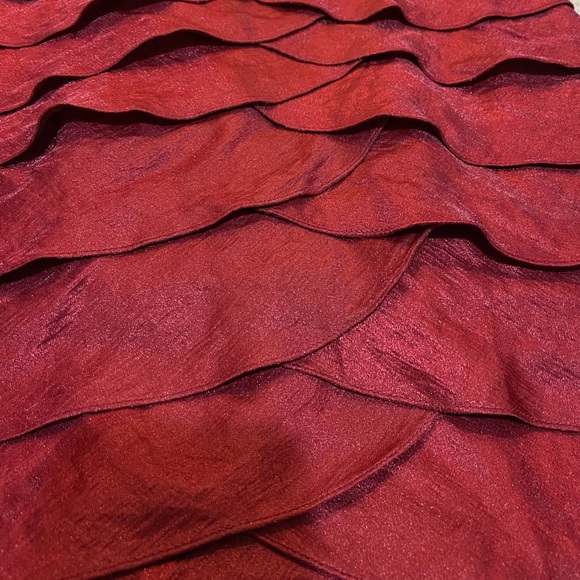 Adrianna Papell Sleeveless Metallic Tiered Dress - Picture 3 of 5